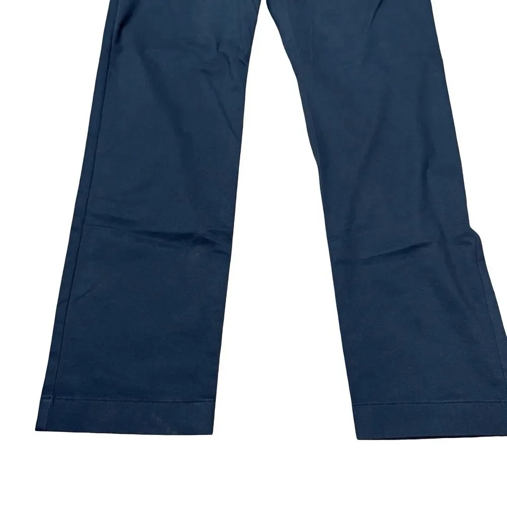 NWT J.CREW Flex TruTemp 365 Men's 35x32 Slim Fit Chino Pants Blue Casual Golf